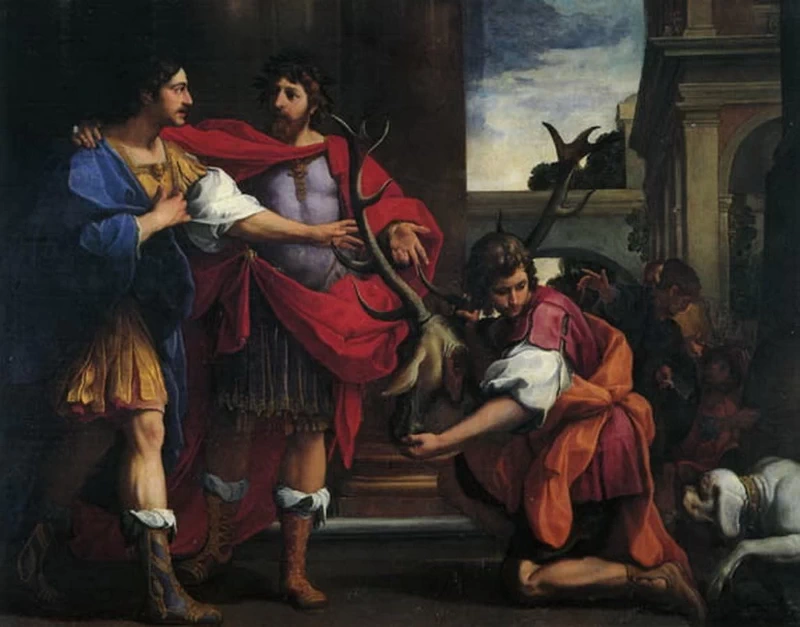 Scena di caccia - Casa Collegio di Propaganda, Roma